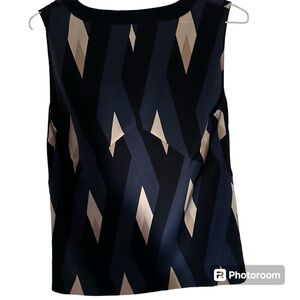 100% SILK MARC BY  MARC JACOBS   PREPPY  V NECK VEST XS